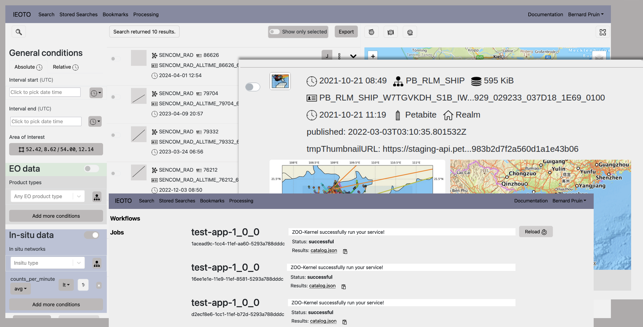 ESA EOEPCA Processing Building Block Integration illustration